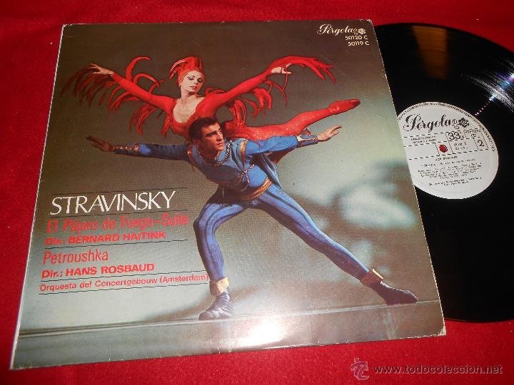 Vinyl-Schallplatten: CONCERTGEBOUW Dir:Rosbaud STRAVINSKY Pajaro Fuego+Petroushka LP 1967 Pergola SPAIN