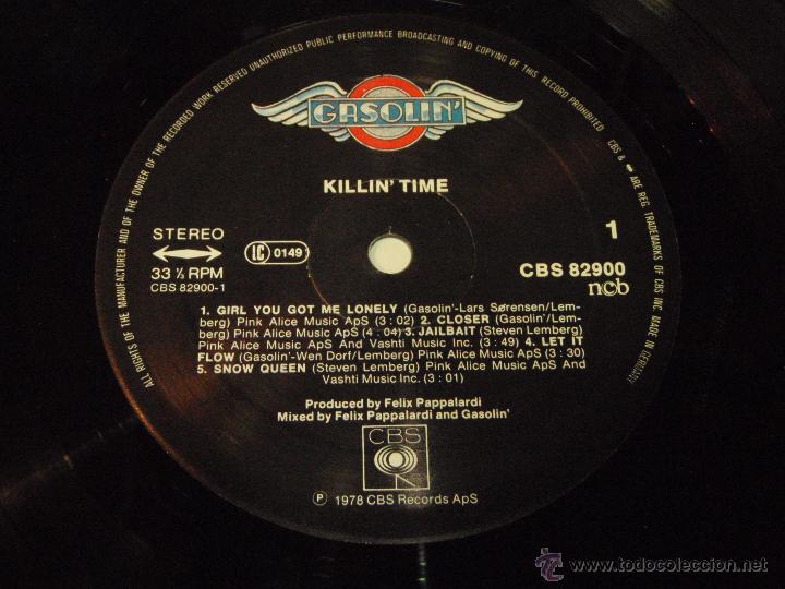 Discos de vinilo: Gasolin ?&ndash; Killin Time SCANDINAVIA 1978 CBS - Foto 5