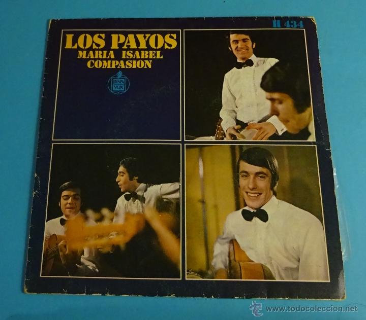 Discos de vinilo: LOS PAYOS. MARIA ISABEL. COMPASI&Oacute;N - Foto 1