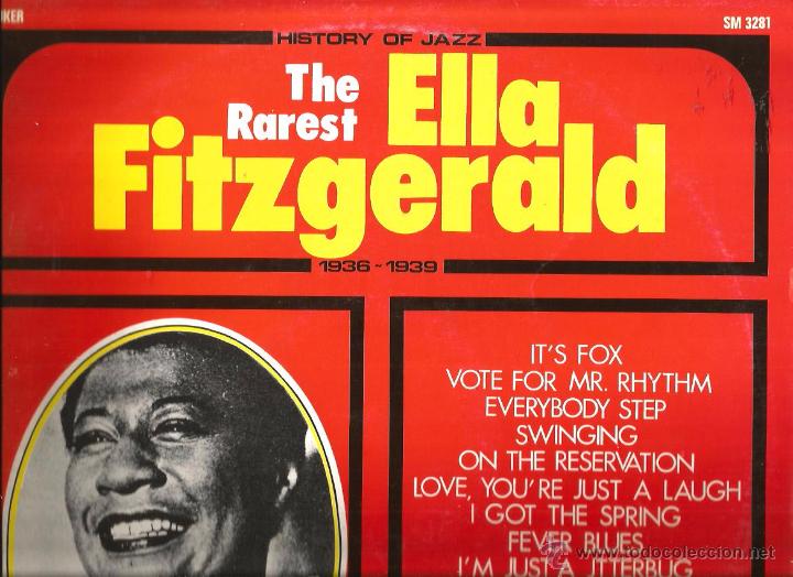 Discos de vinilo: LP ELLA FITZGERALD : THE RAREST ( RAREZAS ) - Foto 1