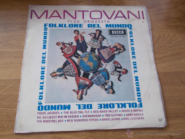 Discos de vinilo: MANTOVANI FOLKLORE DEL MUNDO - Foto 1