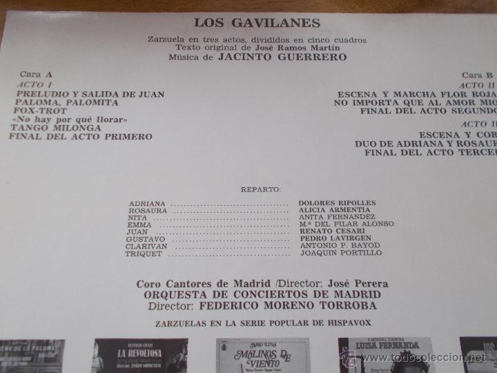 Discos de vinilo: LOS GAVILANES. J. GUERRERO - Foto 3