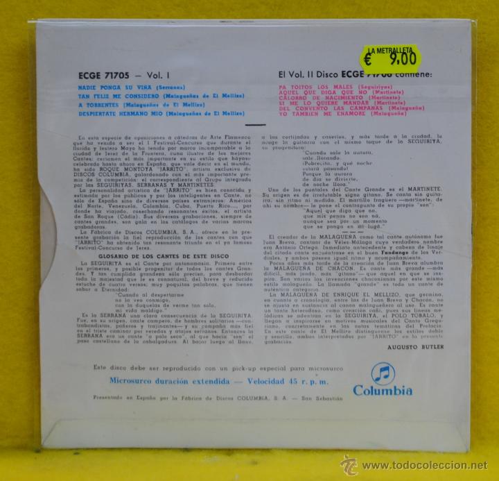 Discos de vinilo: JARRITO - PA TOITOS LOS MALES + 3 - EP - Foto 2
