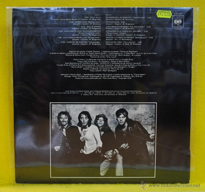 Discos de vinilo: GASOLIN - EFTER ENDNU EM DAG - LP - Foto 2