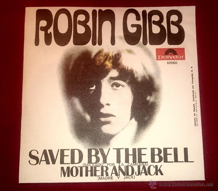 Discos de vinilo: ROBIN GIBB - SAVED BY THE BELL -  POLYDOR - 1969 - Foto 2