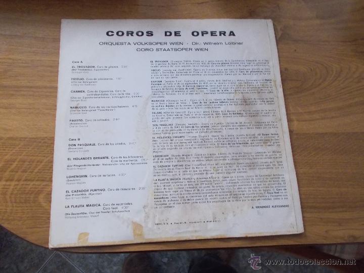 Discos de vinilo: COROS DE OPERA. CORO DE LA OPERA DE VIENA. - Foto 4