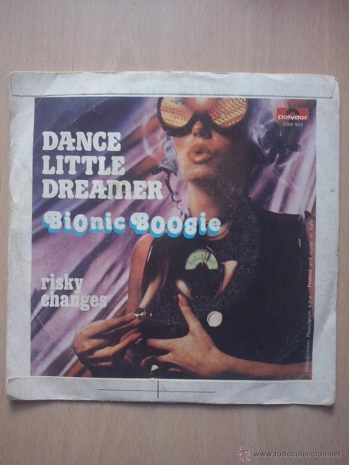 Discos de vinilo: bionic boogie- dance little dreamer/ risky changes- single polydor 1977 italy - Foto 2