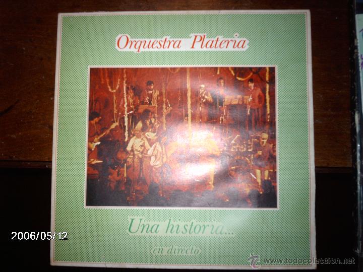 Discos de vinilo: orquestra plateria  -  una historia... en directo - Foto 1