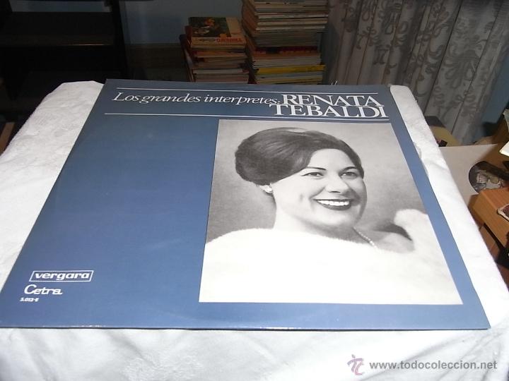 Discos de vinilo: Los grandes interpretes Renata Tebaldi - Foto 1