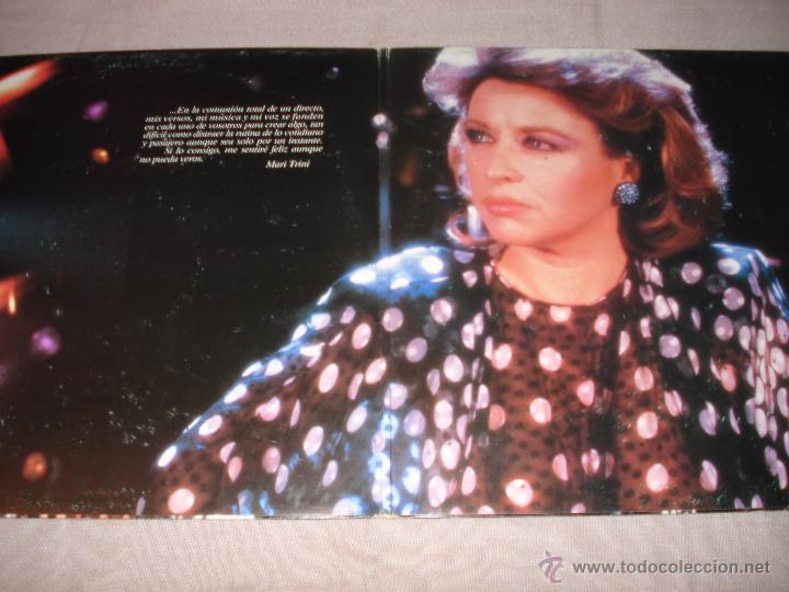 Discos de vinilo: MARI TRINI - EN VIVO DOBLE LP - Foto 3