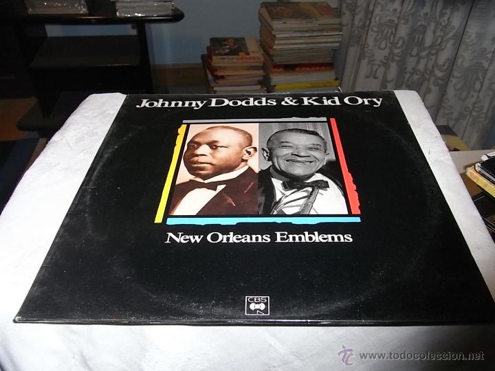 Discos de vinilo: Johnny Dodds. Kid Ory. New Orleans Emblems - Foto 1