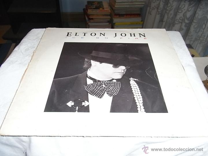 Discos de vinilo: Elton John, Ice on fire - Foto 1