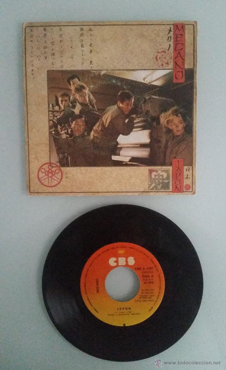 Discos de vinilo: VINILO DE MECANO: JAP&Oacute;N y LA ESTACI&Oacute;N, 1984. SINGLE. FUNCIONA. - Foto 1