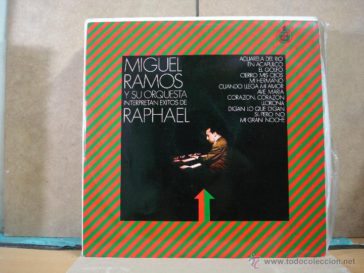 Discos de vinilo: Miguel Ramos y su Orquesta - Interpretan Exitos de Raphael - Hispavox HH 11-179 - 1969 - Foto 1