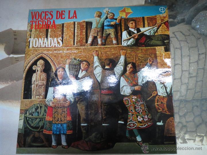 Discos de vinilo: VOCES DE LA TIERRA,TONADAS,DIRECTOR MIGUELMANZANO.