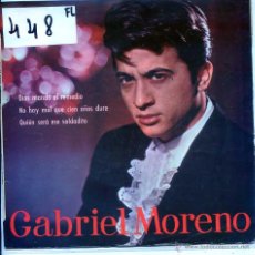 Discos de vinilo: GABRIEL MORENO CON SERRANITO / DIOS MANDO EL REMEDIO + 2 (EP 1965). Lote 54393830