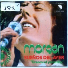 Discos de vinilo: MORGAN / SUEÑOS DEL AYER & POURING RAIN (SINGLE 1975). Lote 54412055