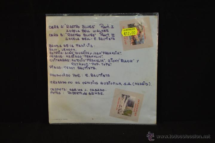 Discos de vinilo: ANGELA BELL WALKER - RASTROS BLUES - SINGLE - Foto 2