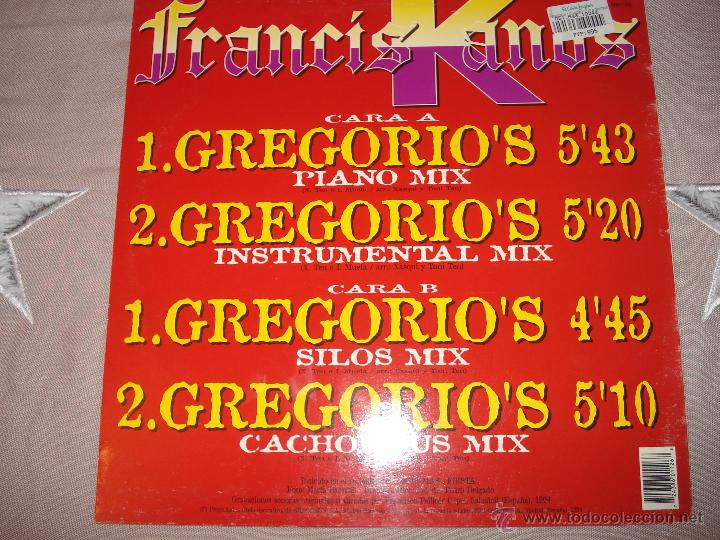 Discos de vinilo: FRANCIS KANOS GREGORIOS - Foto 3