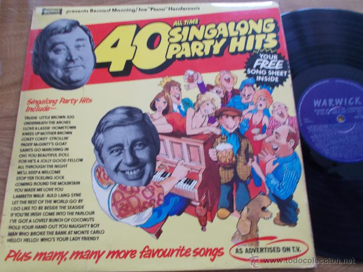 Vinyl-Schallplatten: 40 SINGALONG PARTY HITS