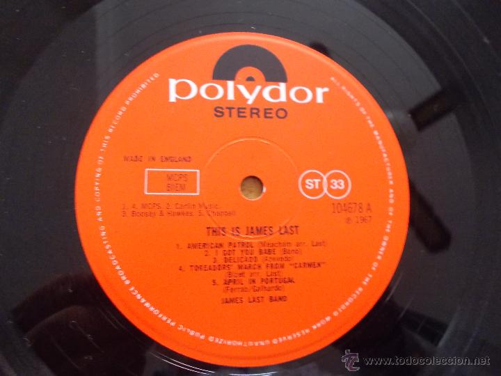 Discos de vinilo: THIS IS JAMES LAST - Foto 2