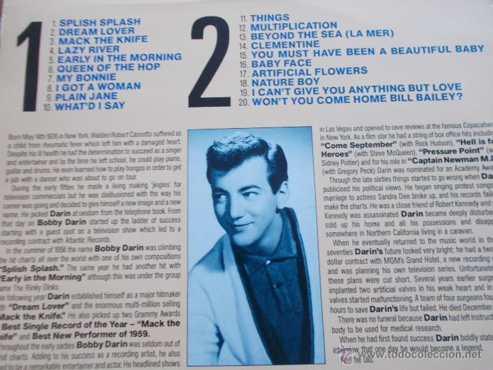 Discos de vinilo: BOBBY DARIN - Foto 3