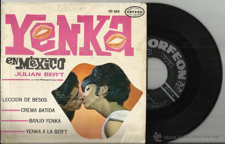 Disques de vinyle: JULIAN BER'T Y SUS PERCUSIVOS ep Yenka En Mexico  .mexico 1965