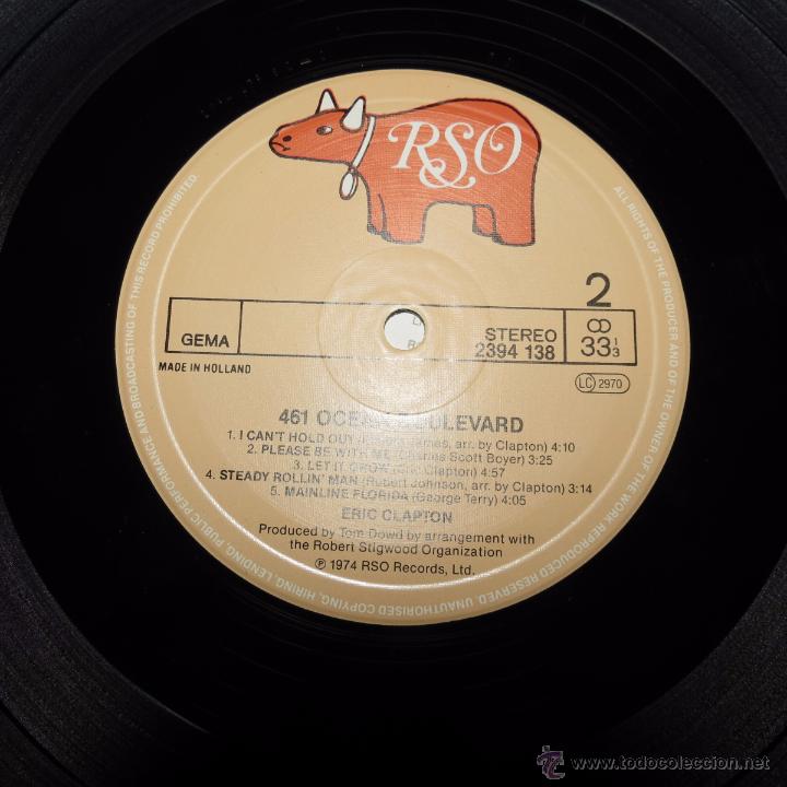 Discos de vinilo: eric clapton - 461 ocean boulevard - Foto 3