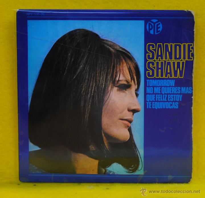 Discos de vinilo: SANDIE SHAW - TOMORROW + 3 - EP - Foto 1