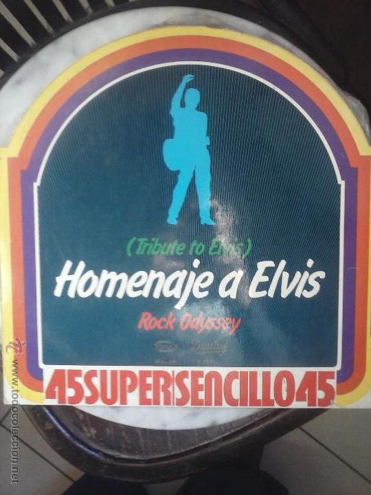 Discos de vinilo: SATURNE EA1 , Tributo a ELVIS , 1977. - Foto 1
