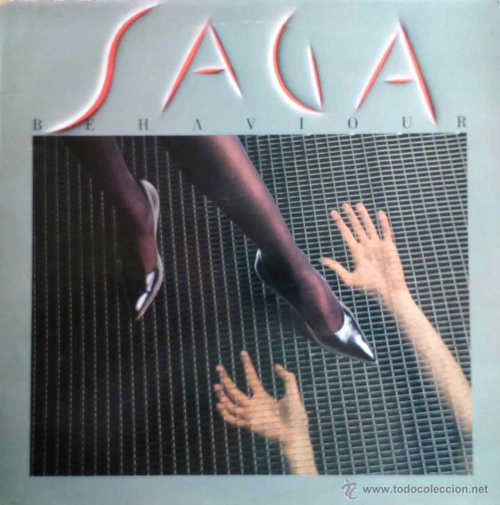 Discos de vinilo: SAGA, BEHAVIOR - LP ORIGINAL FRANCIA - Foto 1