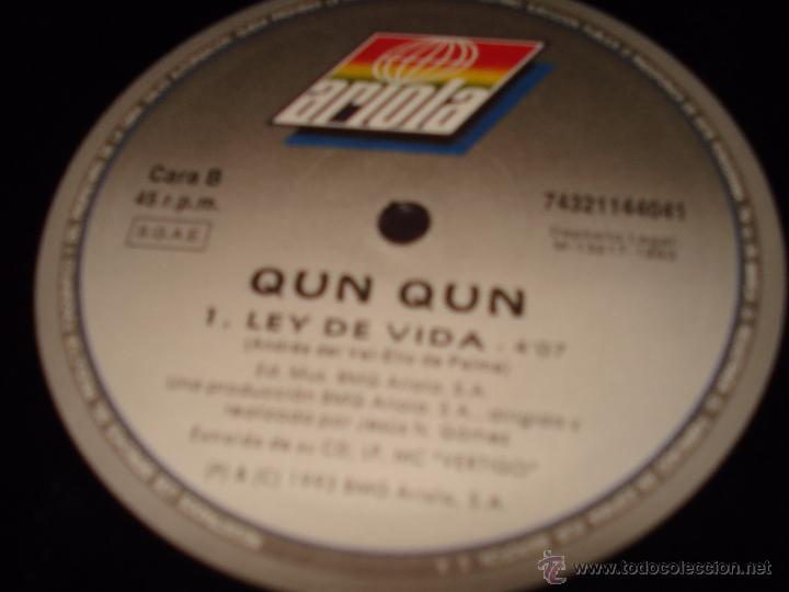 Discos de vinilo: QUN QUN DE CARNE Y HUESO - Foto 2