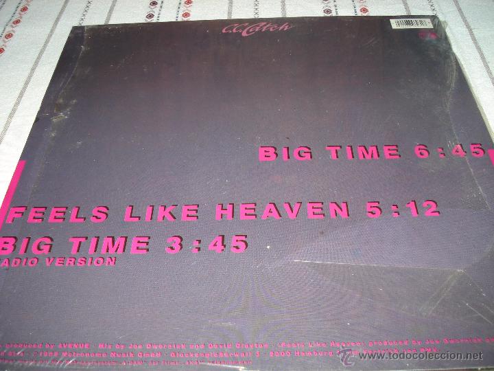 Discos de vinilo: C C CATCH - BIG TIME MAXI - Foto 3