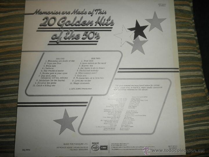 20 Golden Hits Of The 50´s Lp - Edicion Inglesa - Comprar Discos LP ...