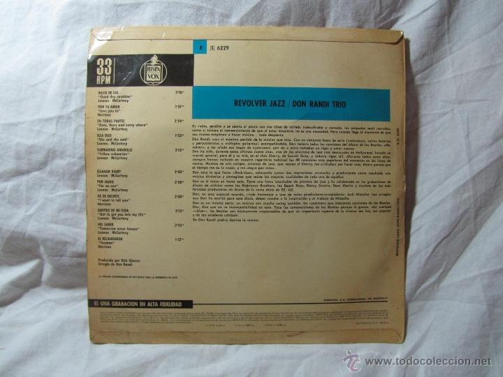 Discos de vinilo: Don Randi Trio Revolver Jazz 1966 - Foto 2