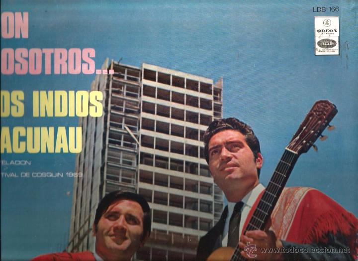 Dischi in vinile: LP CON NOSOTROS... LOS INDIOS TACUNAU (EDICION ARGENTINA : POLCA, CUECA, VALS, ZAMBA, CHACARERA, ETC