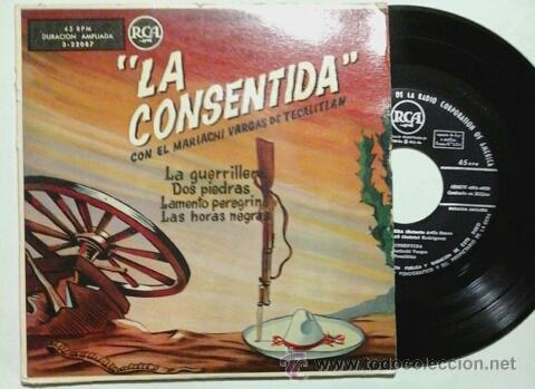Discos de vinilo: MARIACHI VARGAS -EP- LA CONSENTIDA + 3 OR SPAIN 50S - Foto 1