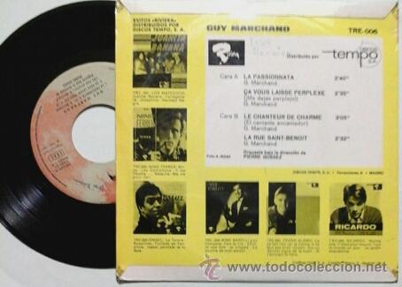 Discos de vinilo: GUY MARCHAND -EP- LA PASSIONATA + 3 OR SPAIN 60S - Foto 2