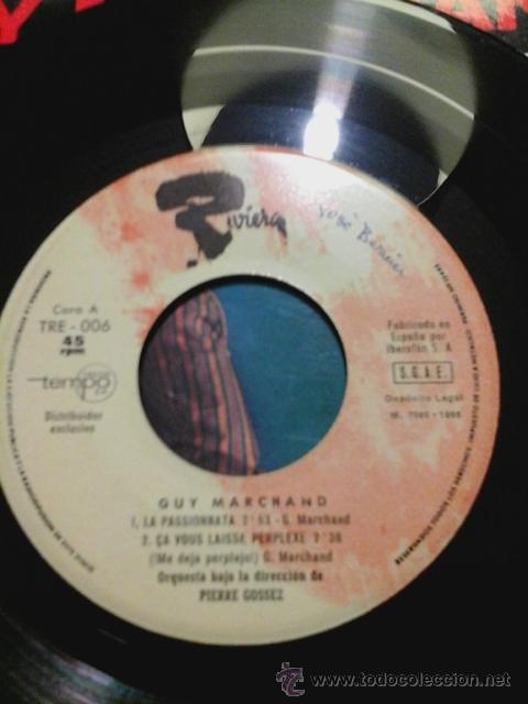 Discos de vinilo: GUY MARCHAND -EP- LA PASSIONATA + 3 OR SPAIN 60S - Foto 3
