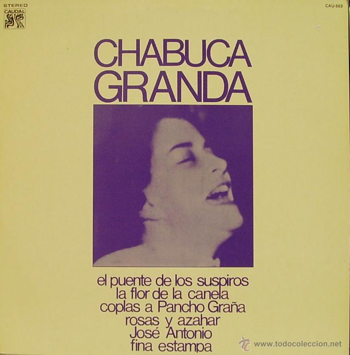 Disques de vinyle: CHABUCA GRANDA-MISMO TITULO 1977 LP VINILO SPAIN