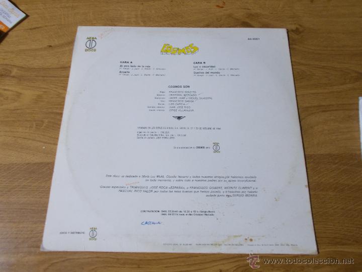 Discos de vinilo: COSMOS. AL OTRO LADO DE LA REJA. - Foto 2
