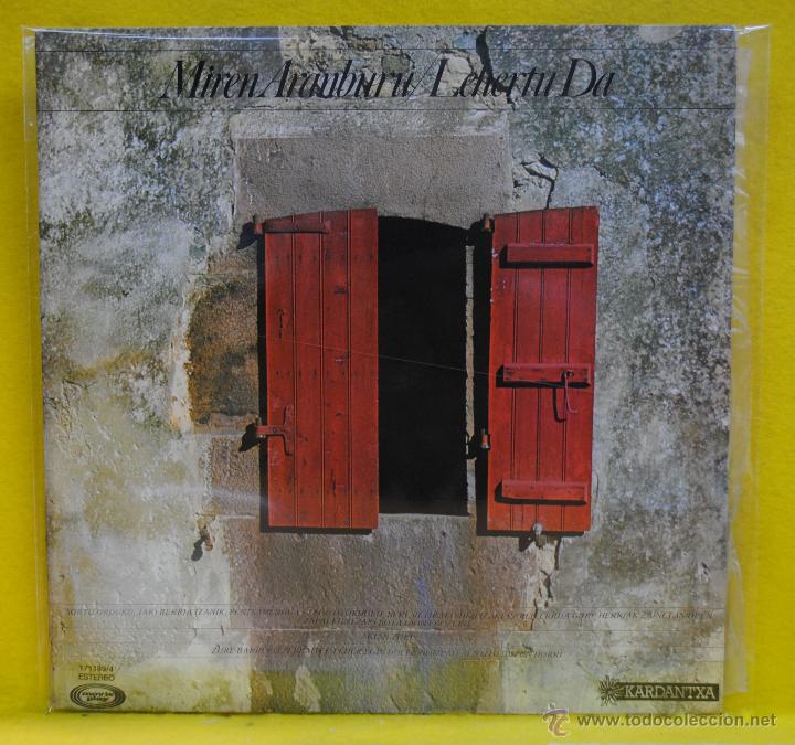 Discos de vinilo: MIREN ARAMBURU - LEHERTU DA - LP - Foto 1