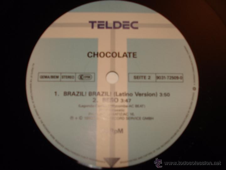 Discos de vinilo: CHOCOLATE  BRAZIL BRAZIL - Foto 2