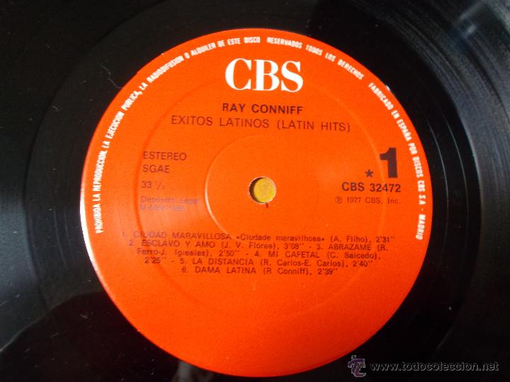 Discos de vinilo: RAY CONNIFF. EXITOS LATINOS - Foto 2
