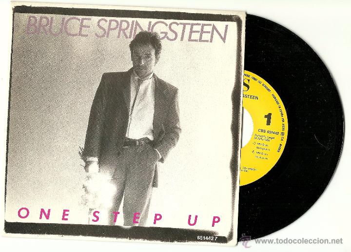 Discos de vinilo: BRUCE SPRINGSTEEN. One step up              (vinilo single 1987) - Foto 1
