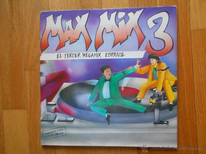 Discos de vinilo: MAX MIX 3. El Tercer Megamix Espa&ntilde;ol Doble Lp - Foto 1