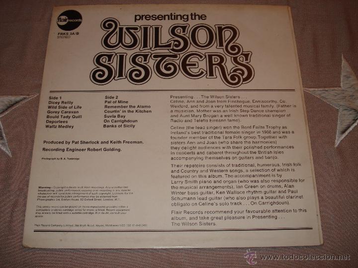 Discos de vinilo: PRESENTING THE WILSON SISTERS - Foto 3