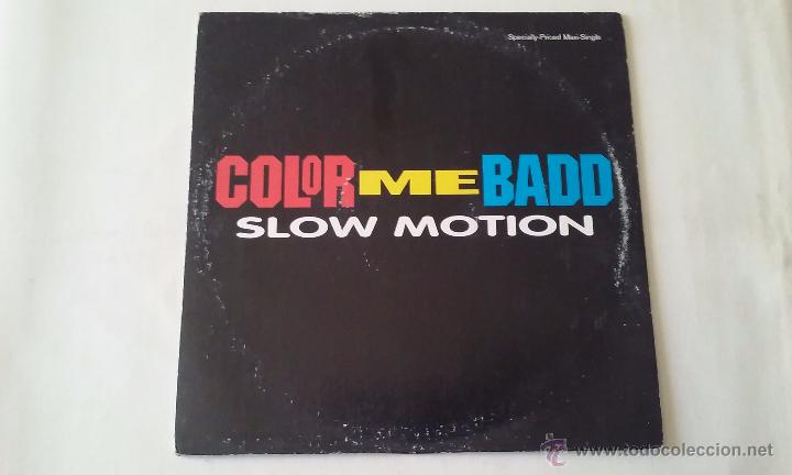 Discos de vinilo: Color Me Badd - Slow Motion - 1991 - Foto 1