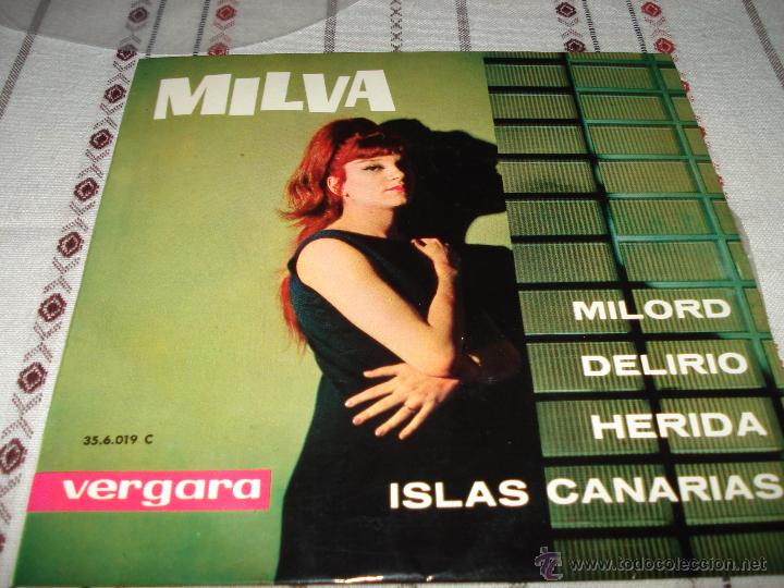 Discos de vinilo: EP MILVA MILORD - DELIRIO- HERIDA - Foto 1