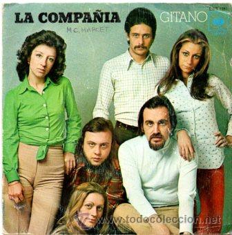 Discos de vinilo: LA COMPA&Ntilde;IA - GITANO + DO&Ntilde;A ASUNCI&Oacute;N - SG 1973 - Foto 1